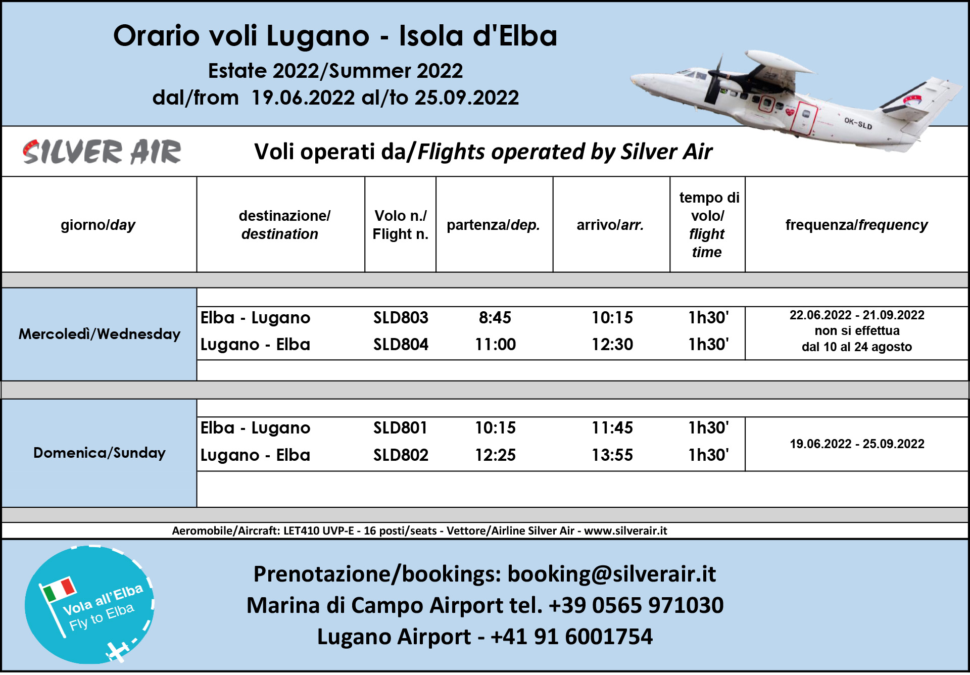 Time Table Lugano 2022 bis